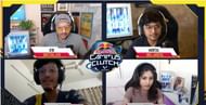 Team Villainous' Gaurang in post-match conversation with Mortal, Xyaa and K18 (Image via Red Bull)